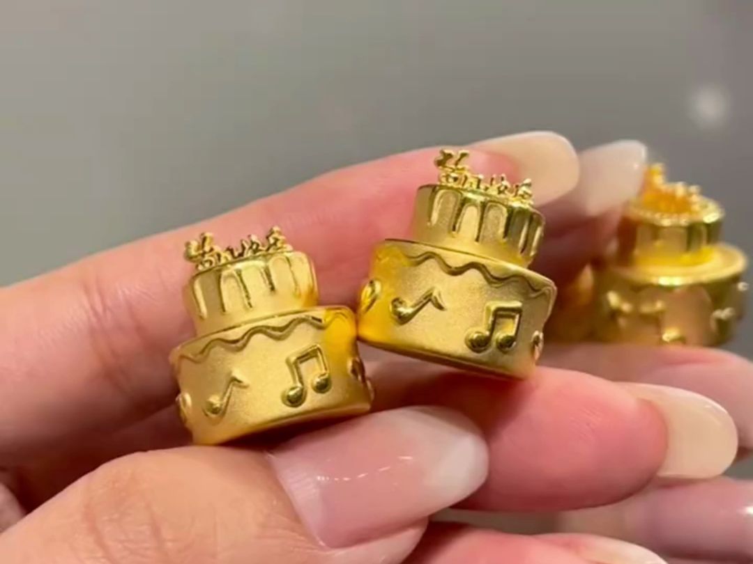 3d硬金, 3克黄金小蛋糕!一口一个!