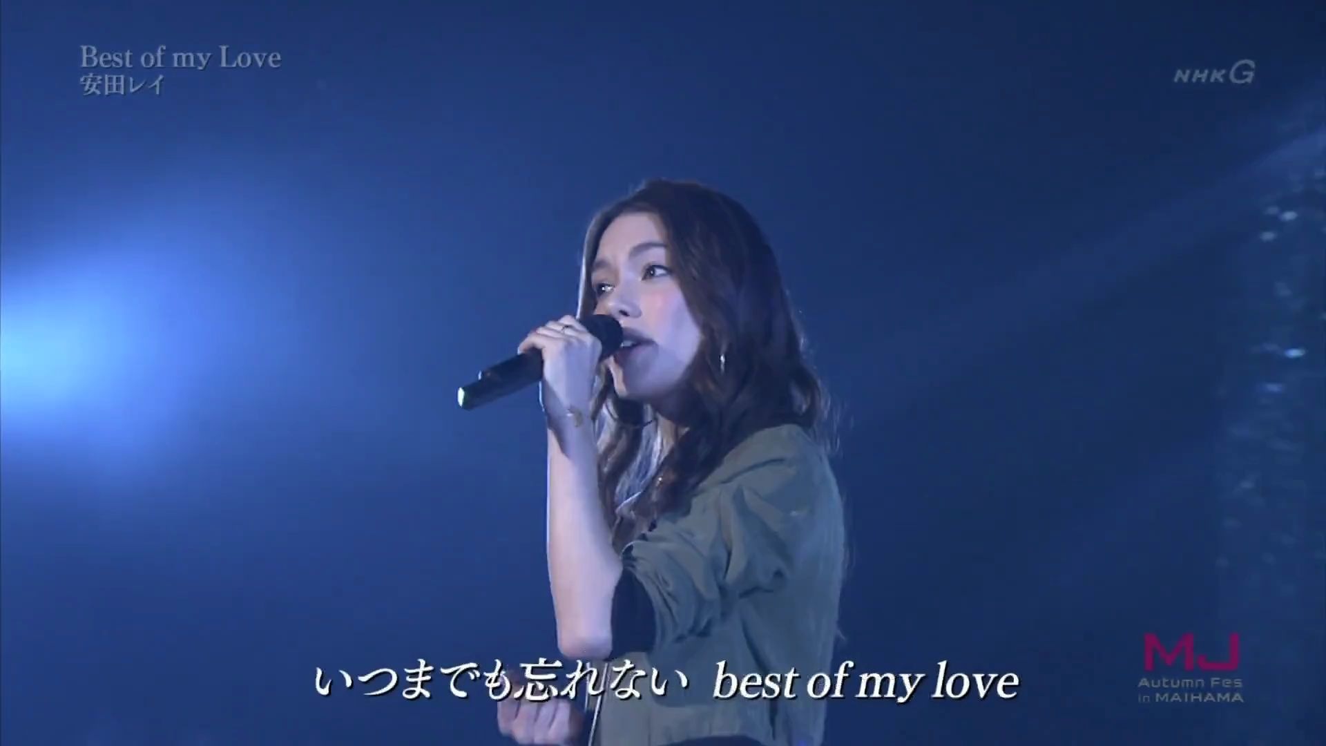 [图]安田丽- 我最美好的爱（ Best of my Love） Live版 At MUSIC JAPAN (BD画质)