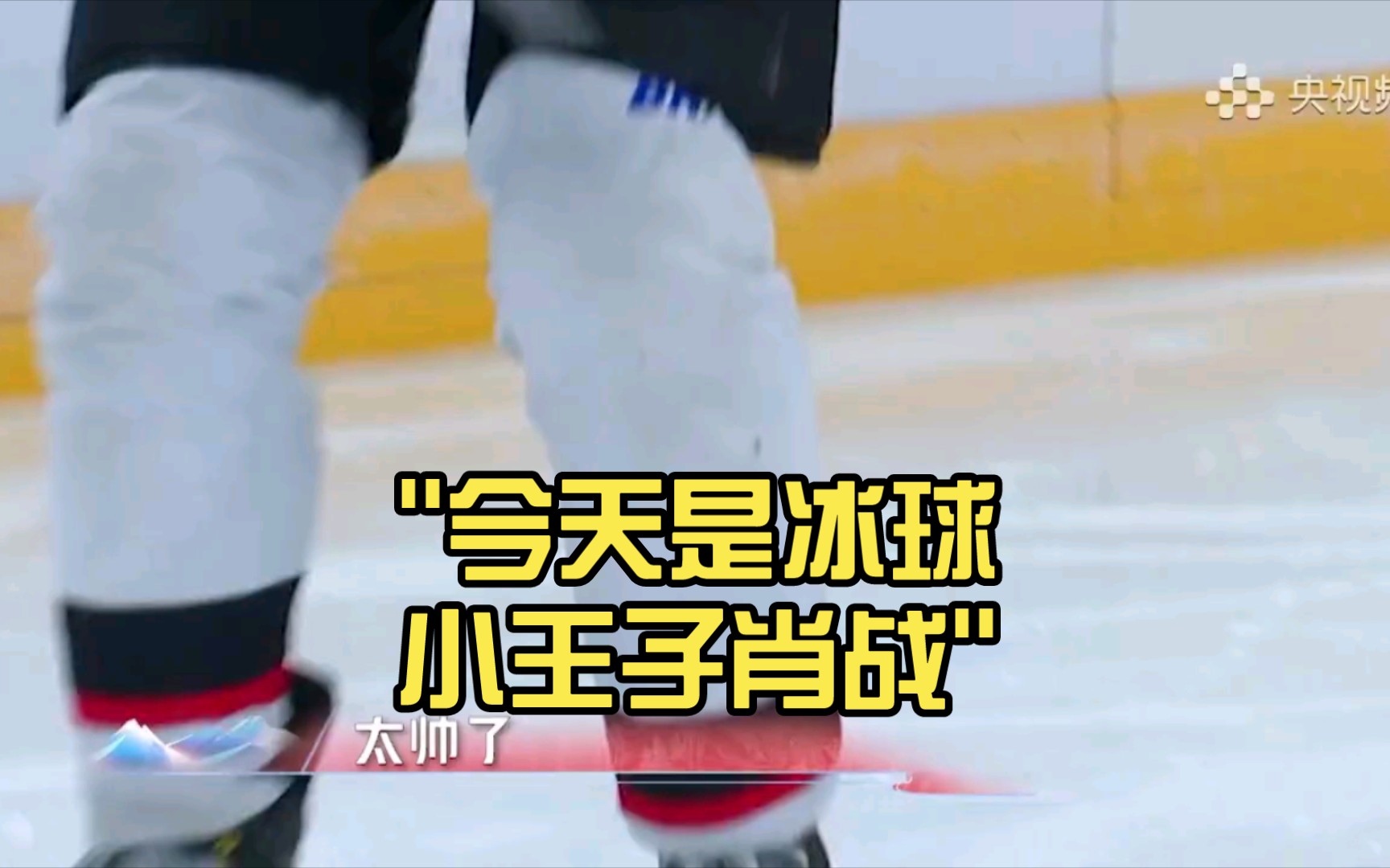今天是冰球小王子肖战