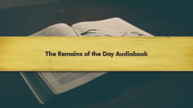 【英文有声书】长日将尽石黑一雄 The Remains of the Day by Kazuo Ishiguro audiobook哔哩哔哩bilibili