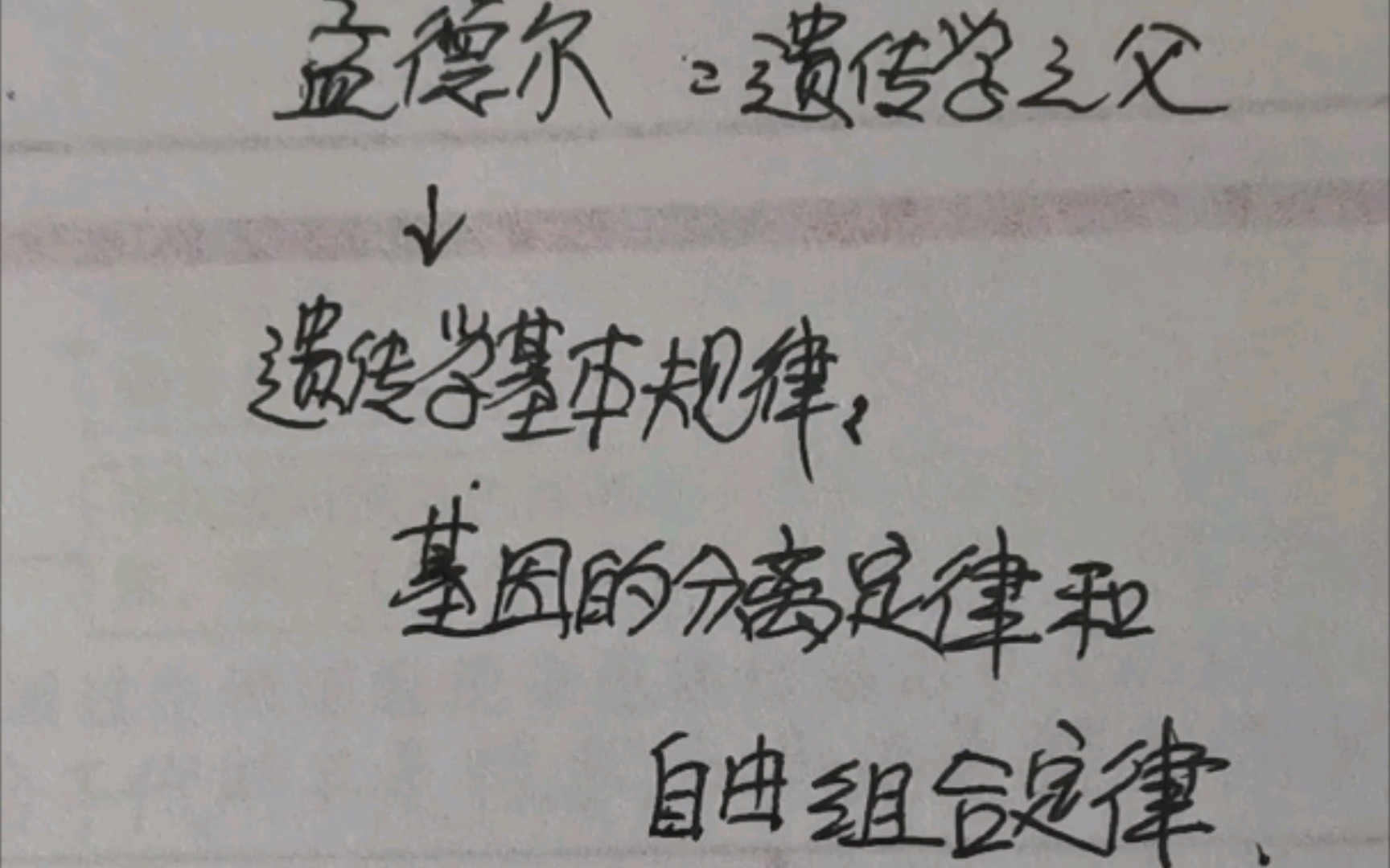 初中生物 用图解解释 孟德尔定律 显性基因 显性性状 分离定律 自由组合哔哩哔哩bilibili