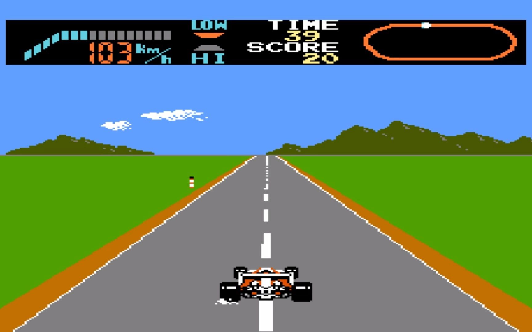 木子小驴解说《fc红白机f1大赛车》回忆童年经典游戏系列试玩