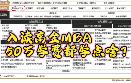 上海交大高金MBA:50万学费都学点啥哔哩哔哩bilibili