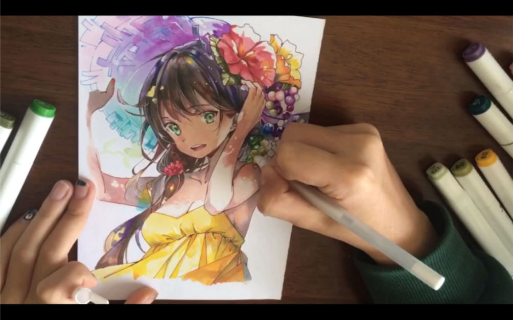 名韵马克笔的效果体验(●°u°●) 」_哔哩哔哩_bilibili