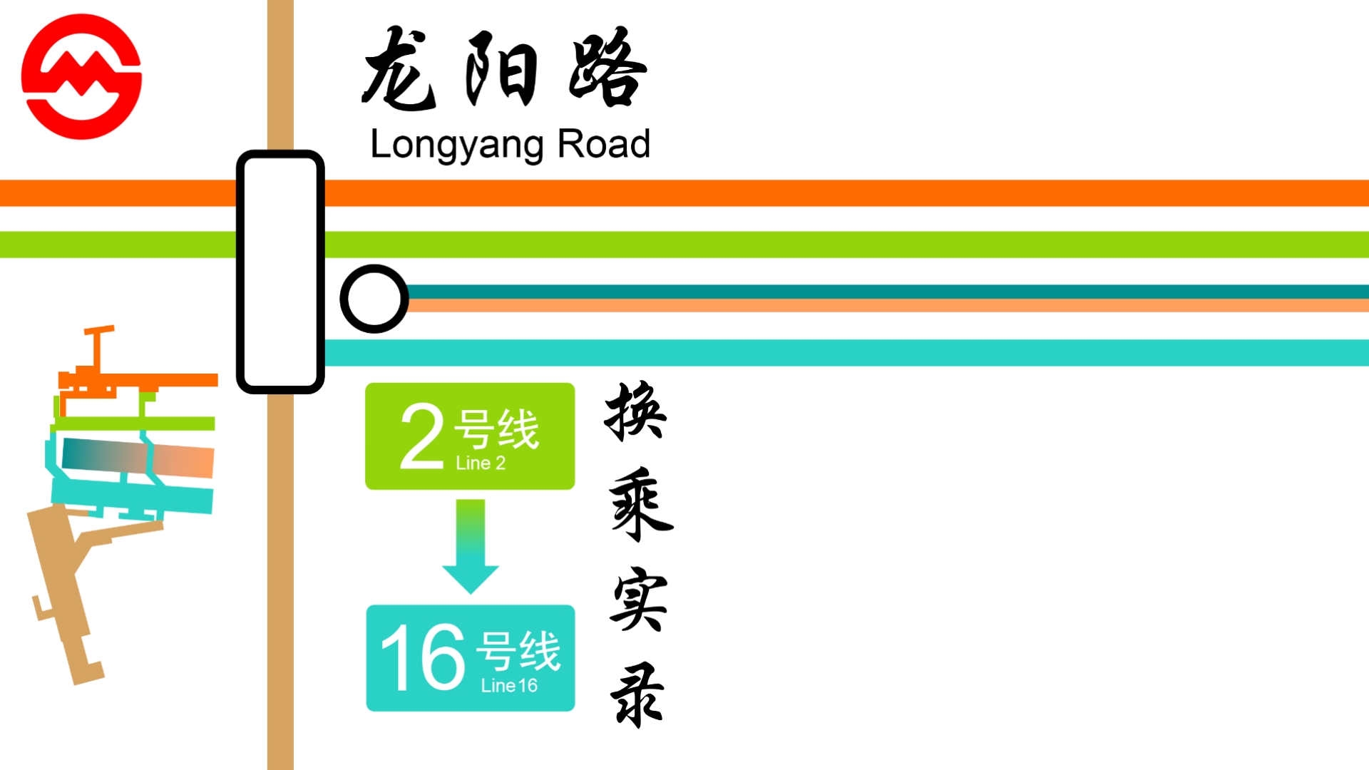 【上海地铁】龙阳路 2号线→16号线 换乘实录