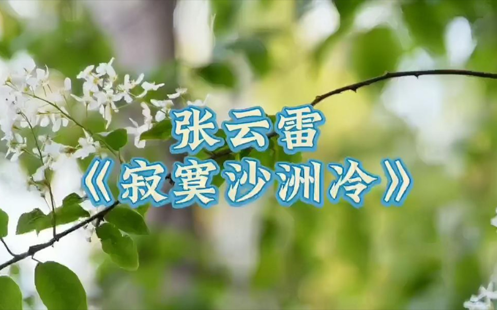 张云雷翻唱《寂寞沙洲冷》,原唱周传雄获2006年新城国语力歌曲奖