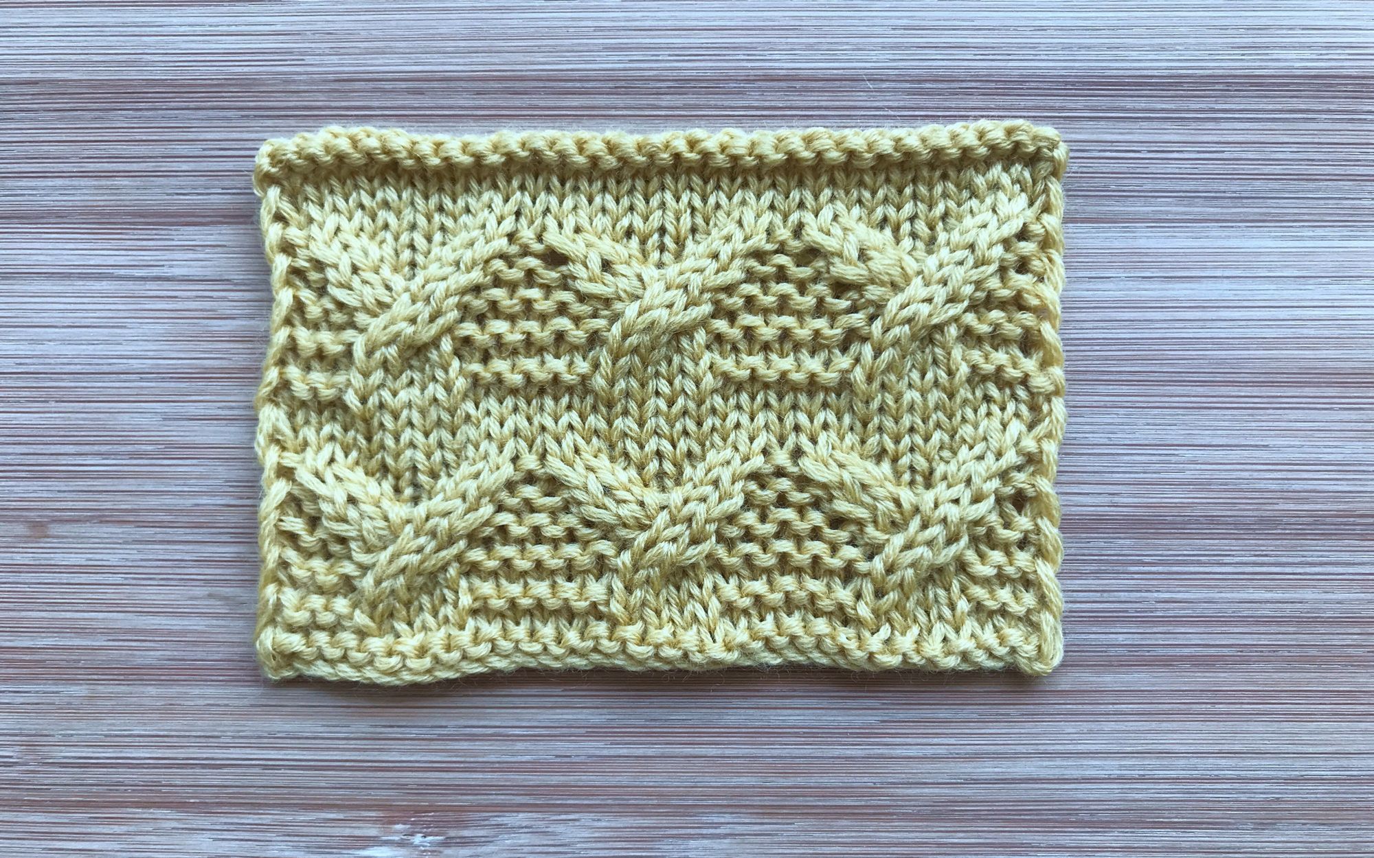 【轻描编织】一款立体的棒针绞花花样,像树枝,针法不多,织秋冬外套很