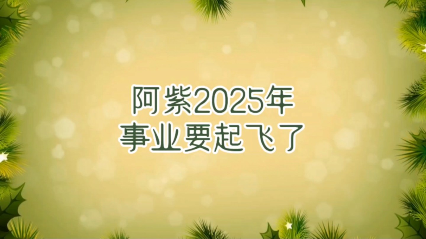 虚拟小说:主角阿紫2025年事业要起飞了!2025年是阿紫极为重要的一年!哔哩哔哩bilibili