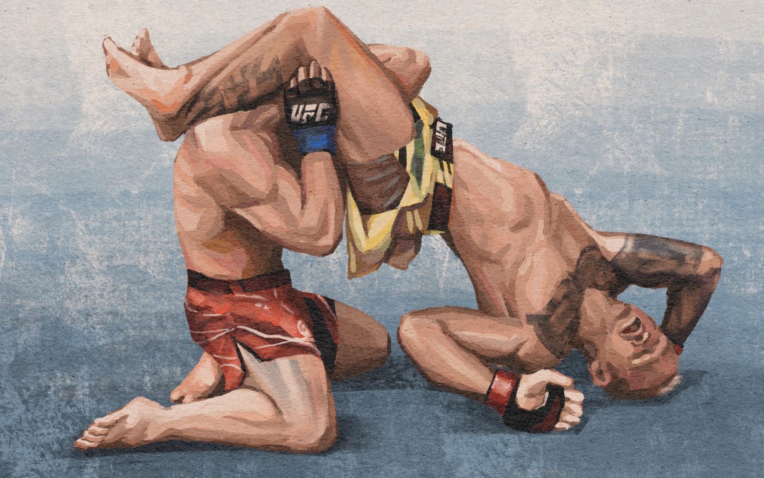 procreate 再画ufc280.奥利维拉vs马哈切夫.又涨姿势了.