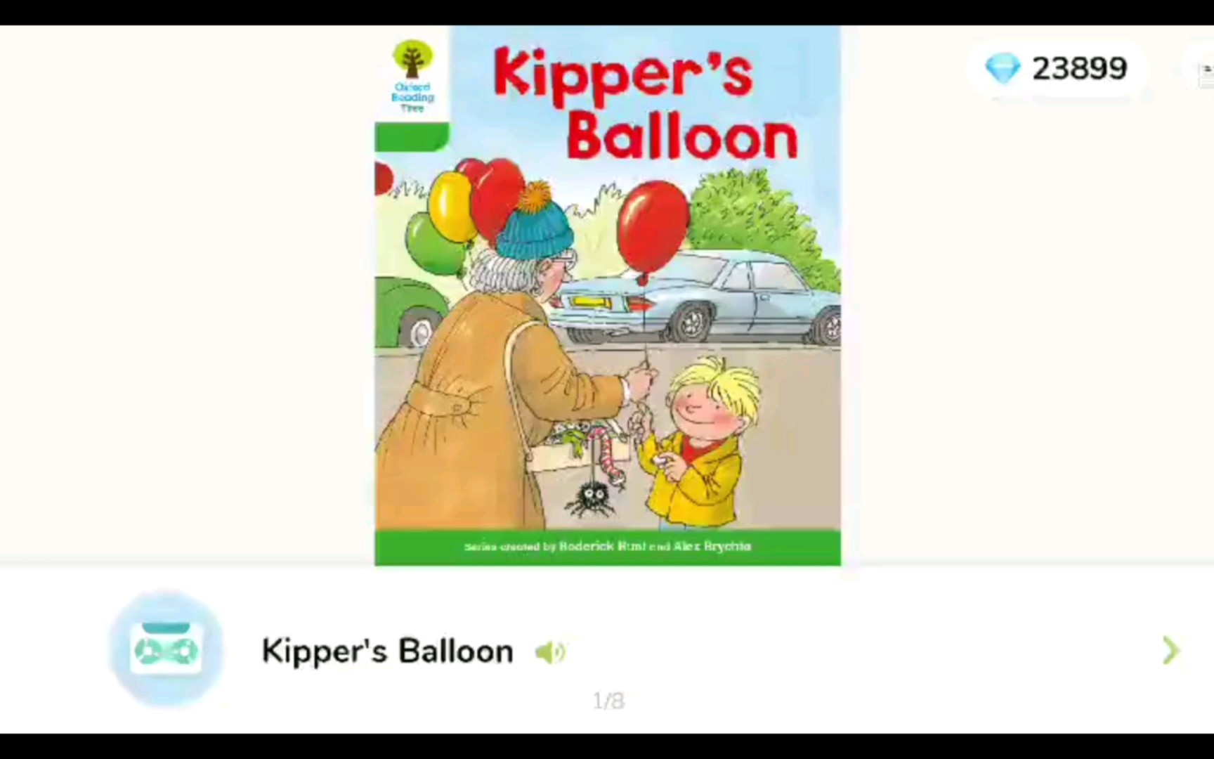 [图]02阶24 Kipper's balloon 中英原版双语绘本。