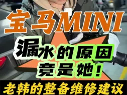 Download Video: 宝马mini漏水之王指的是什么配件？