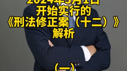 2024年3月1日起实施的《中华人民共和国刑法修正案(十二)》解析(一)非法经营同类营业罪哔哩哔哩bilibili