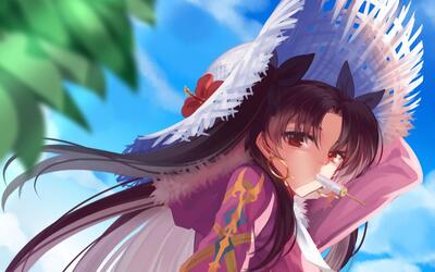 【板绘过程】厚涂fgo伊什塔尔(弓凛),从草图到活色生香泳装美人