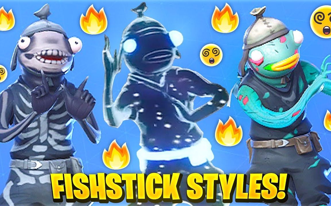 堡垒之夜鱼干你好骚啊那些沙雕鱼干的自制皮肤风格