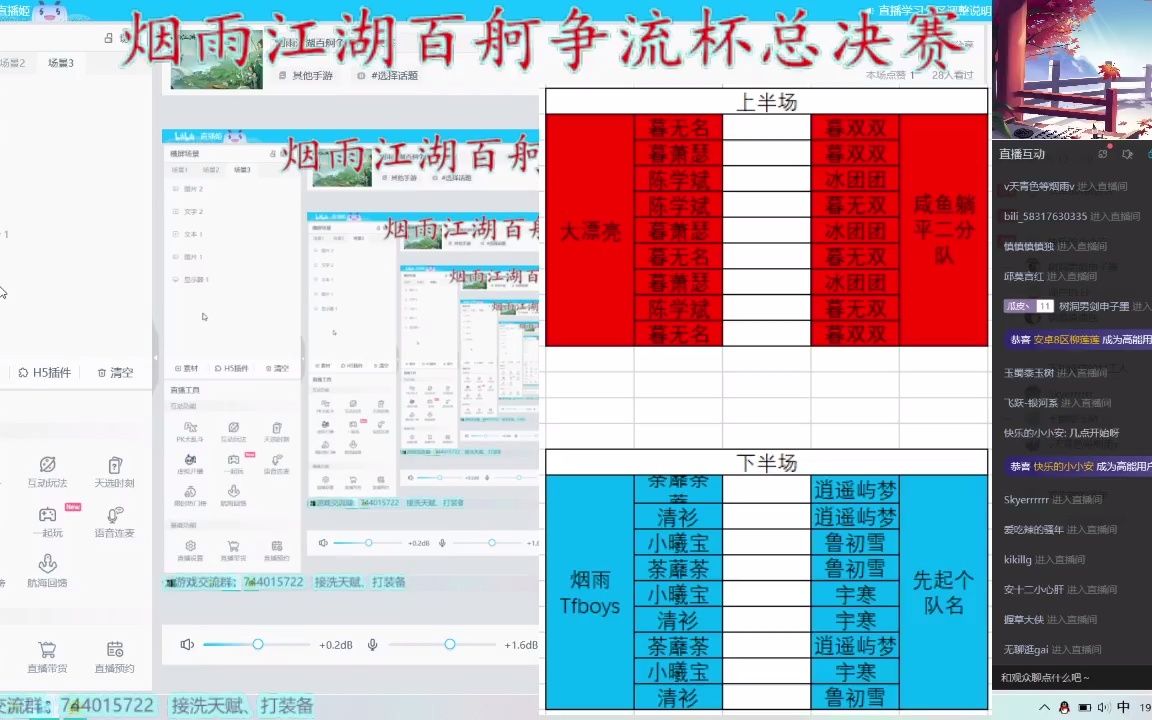 [图]【烟雨江湖】百舸争流杯总决赛