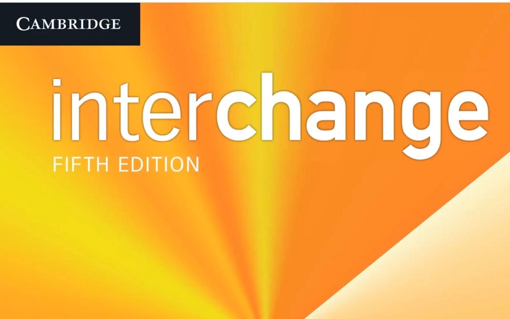 [图]Cambridge Interchange Intro Level 带学视频 0-01/24