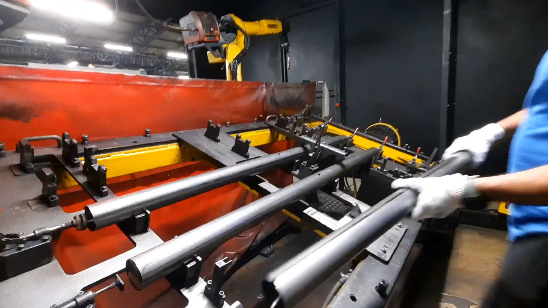 全自动化焊接机器人机械手工作站生产线