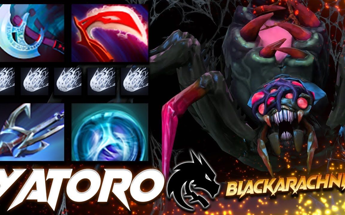 【7.34 dota2】yatoro 育母蜘蛛教学!