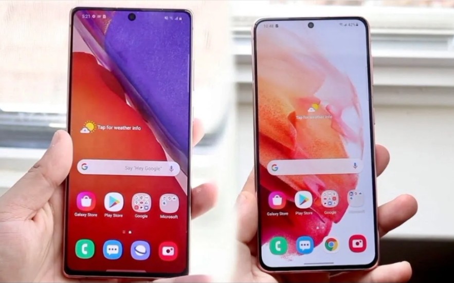 三星galaxys21与三星galaxynote20比较评论