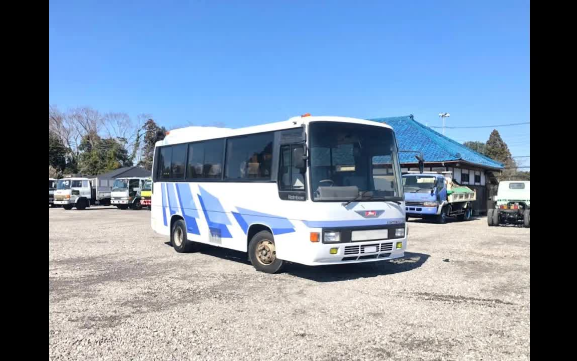 1995年日野彩虹大客车及w04c引擎声浪