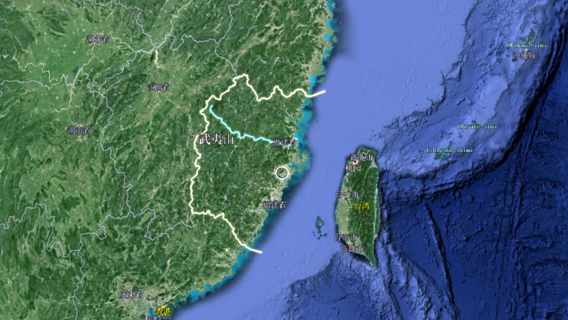 全景歷史地理從3d衛星地圖看福建90以上都是山區平地基本都被開發完了