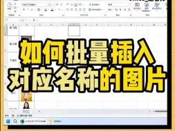 Download Video: 老文员了还不会批量插入对应名称的图片？