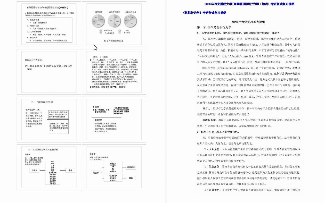 【电子书】2023年西安财经大学[商学院]组织行为学(加试)考研复试精品资料哔哩哔哩bilibili