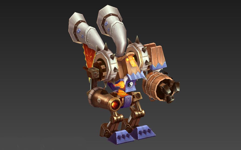 3dmax建模——一个一个方块拼成的完整机器人