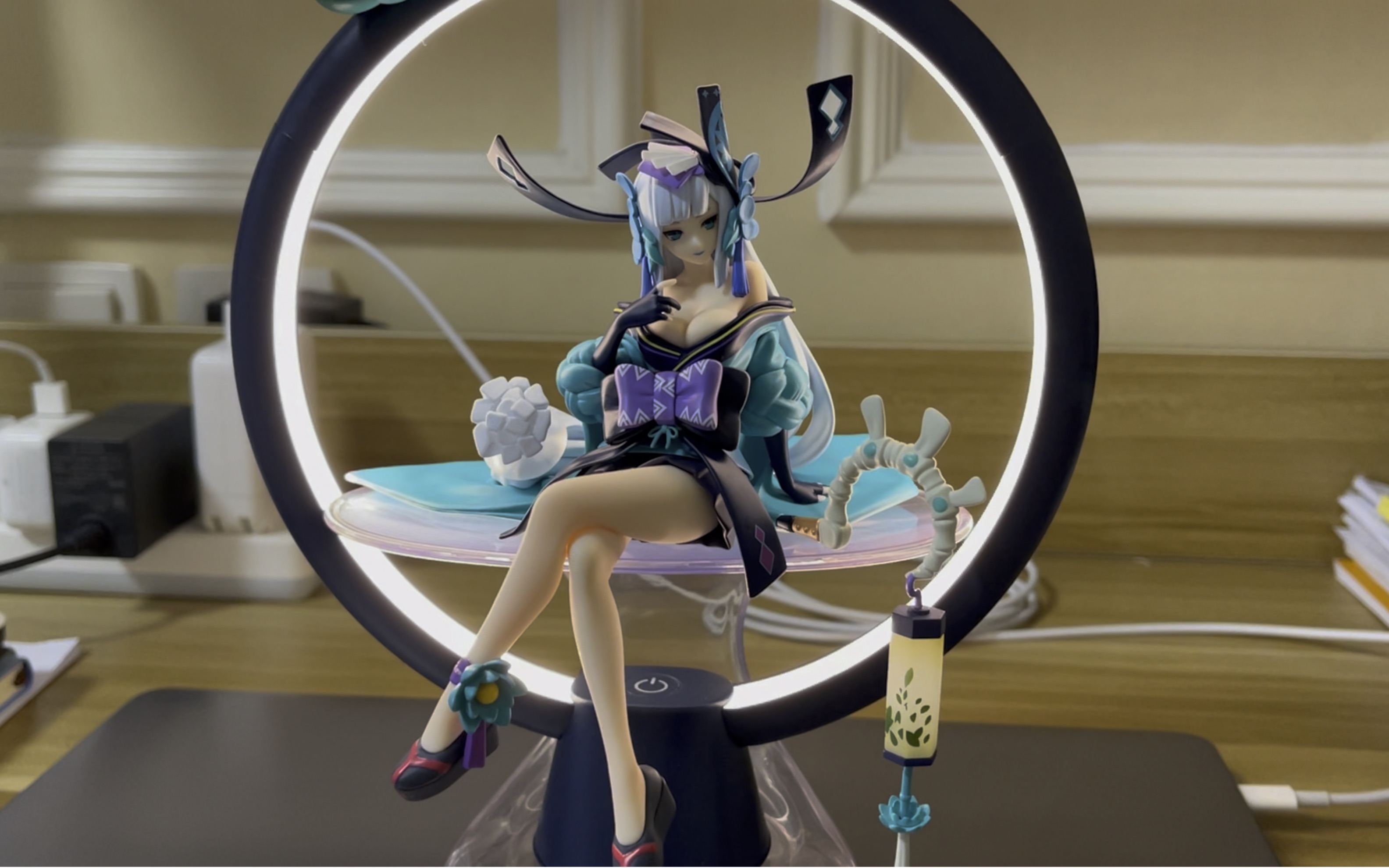 青行灯(夜话拾忆)景品手办开箱视频!_哔哩哔哩bilibili_阴阳师