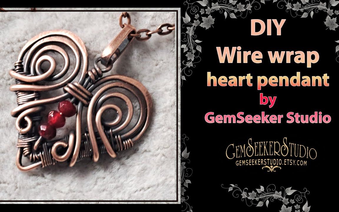 [图]【绕线教程】Valentine-s day gift. Simple heart. How to make a wire wrapped heart