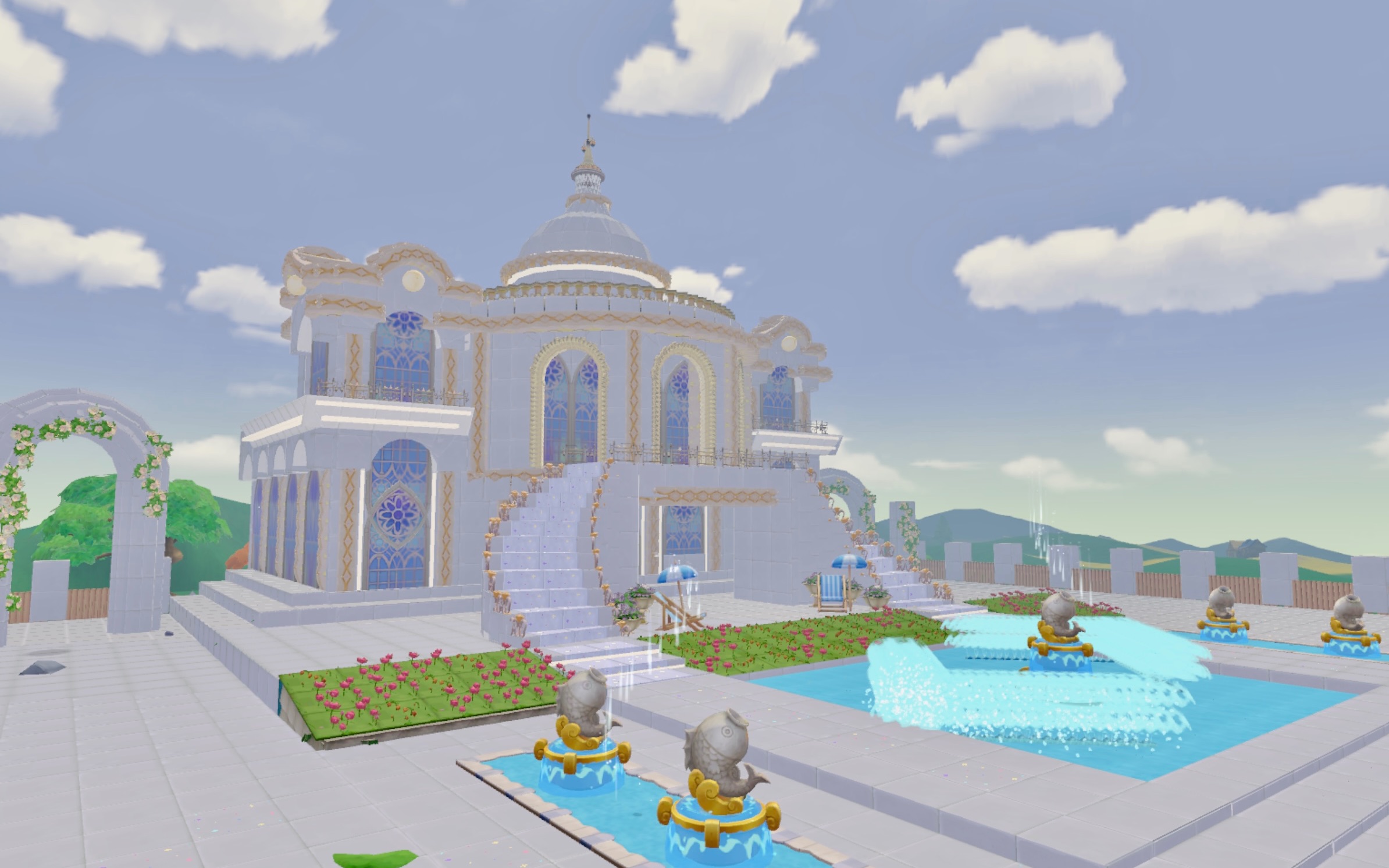 摩尔庄园打卡/欧式城堡