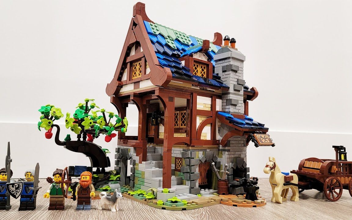 乐高lego ideas 21325 中世纪铁匠铺 2021速拼评测