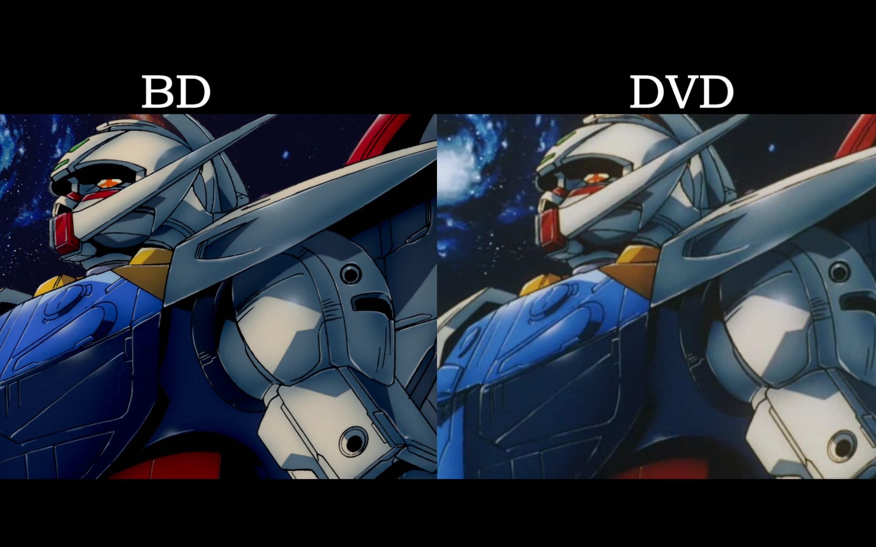 [图]倒A高达/Turn A Gundam BD&DVD OP1 ターンAターン 画质对比