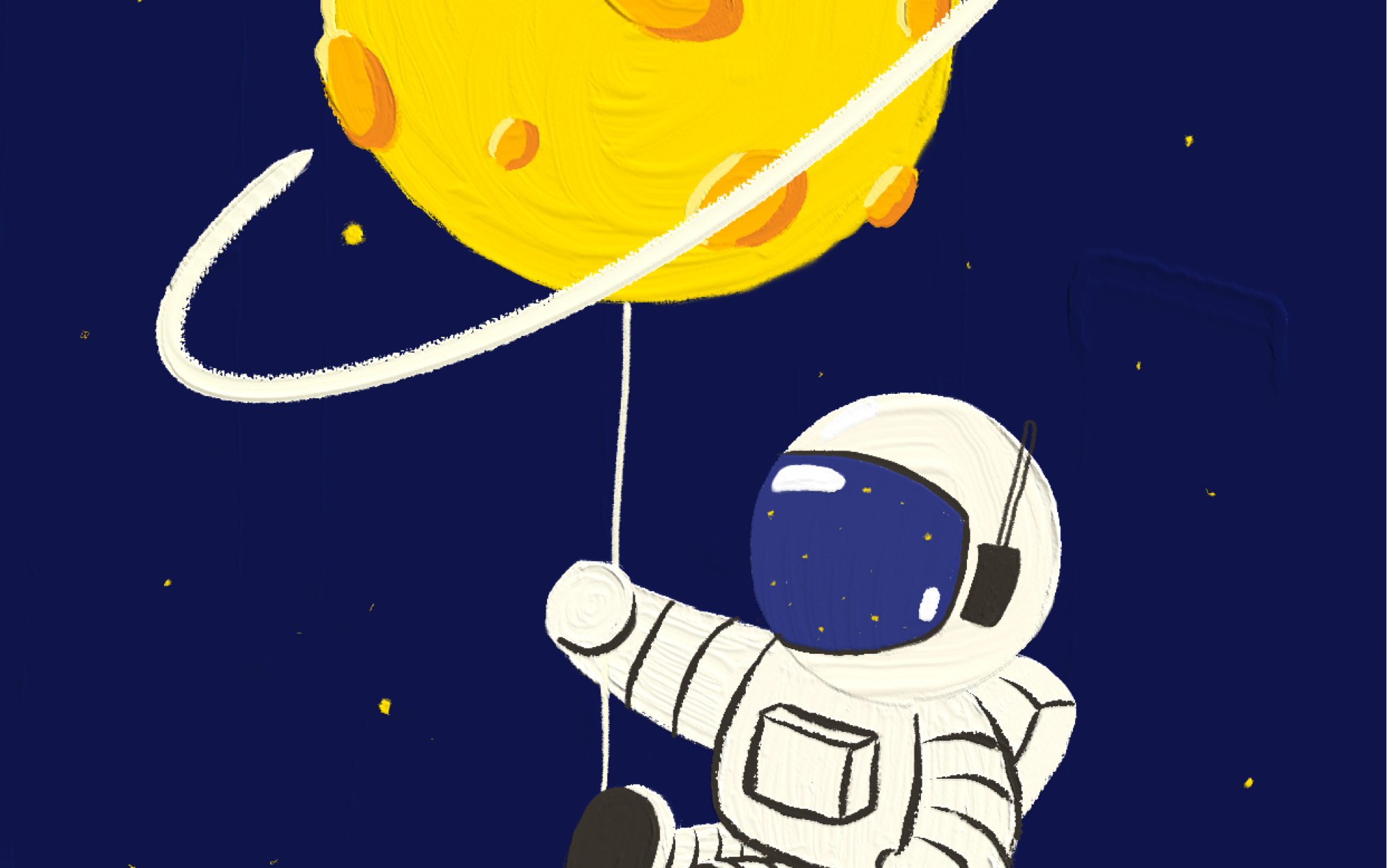 超高清太空人壁纸卡通图片