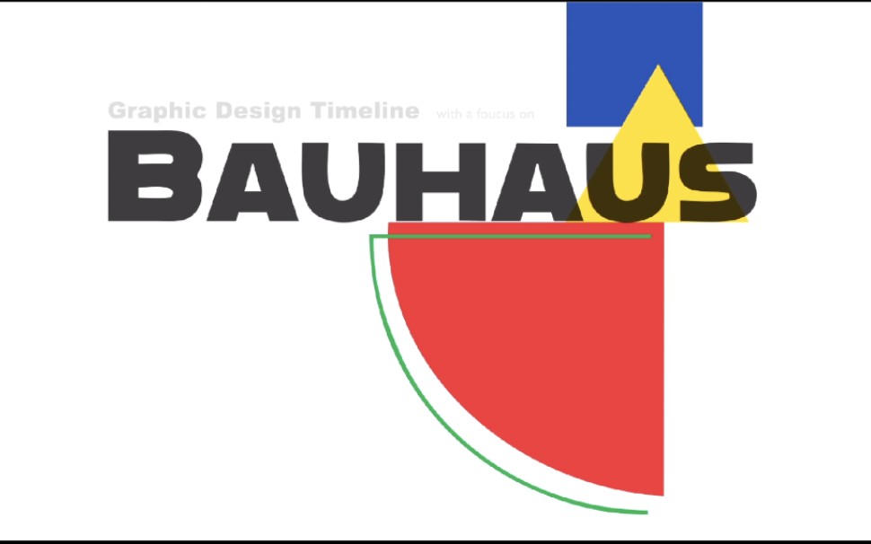 Bauhaus简史简单小动画哔哩哔哩bilibili