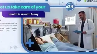 AE模板-卫生保健医疗健康护理机构医生团队宣传介绍视频模板
