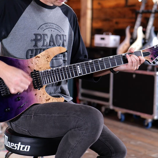 ESP EII MII 7 NT 7String Purple Natural F_哔哩哔哩_bilibili