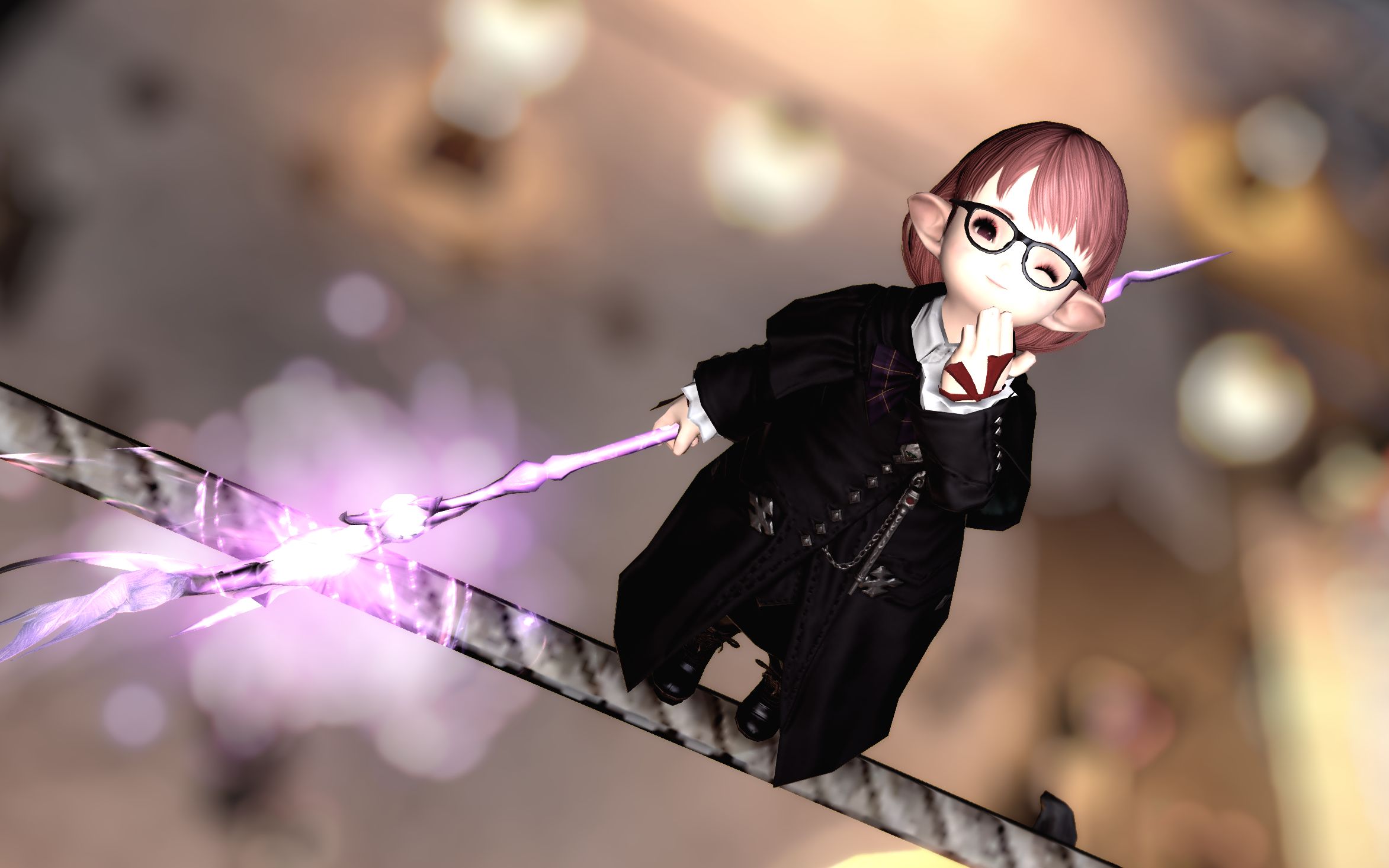 【ff14黑魔】极青龙 全程7650dps