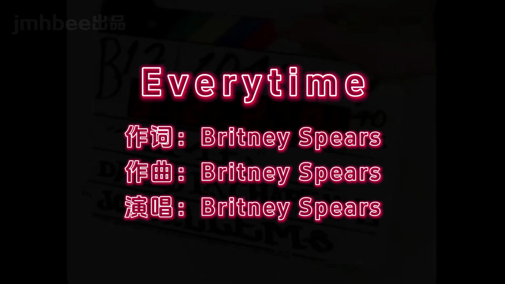 《everytime》经典欧美歌曲英文歌曲mv- britney spears小甜甜布兰妮