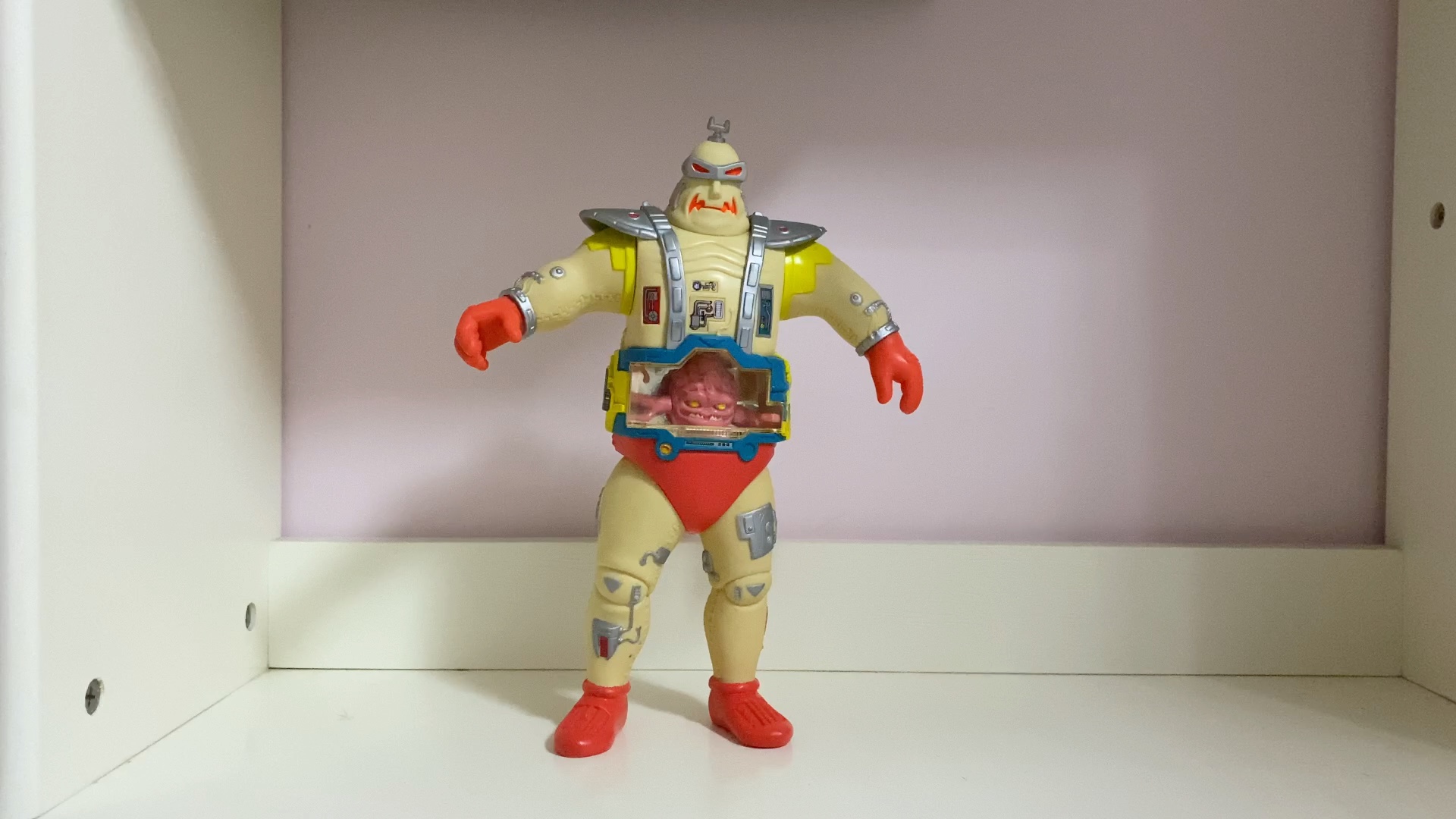 吃拉面的熊 玩具分享109 又逗又可爱的反派boss 忍者神龟91版 克朗