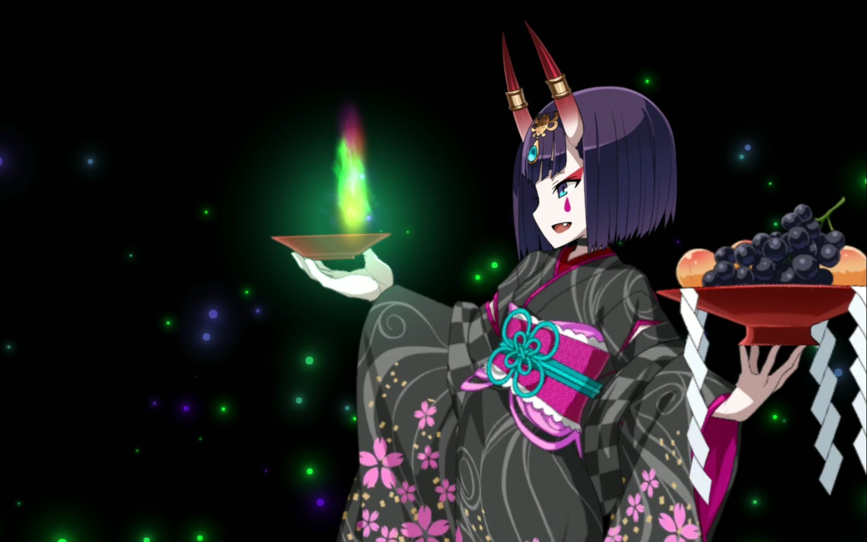 【4k fgo】酒吞童子和服灵衣宝具 攻击动作演示_哔哩哔哩 (゜-゜)つロ
