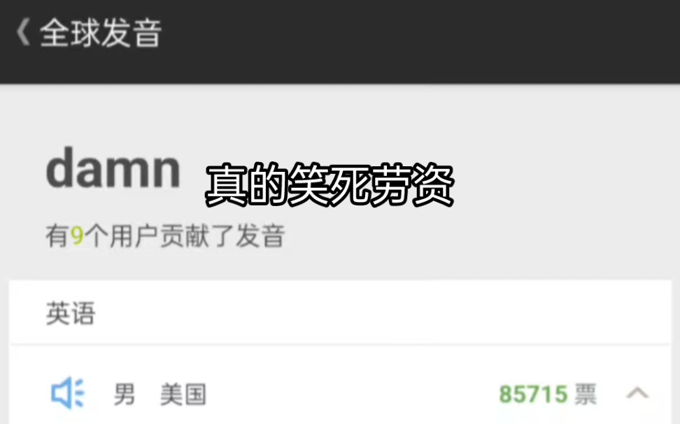 damn的全球发音,真的笑死劳资了!哔哩哔哩bilibili
