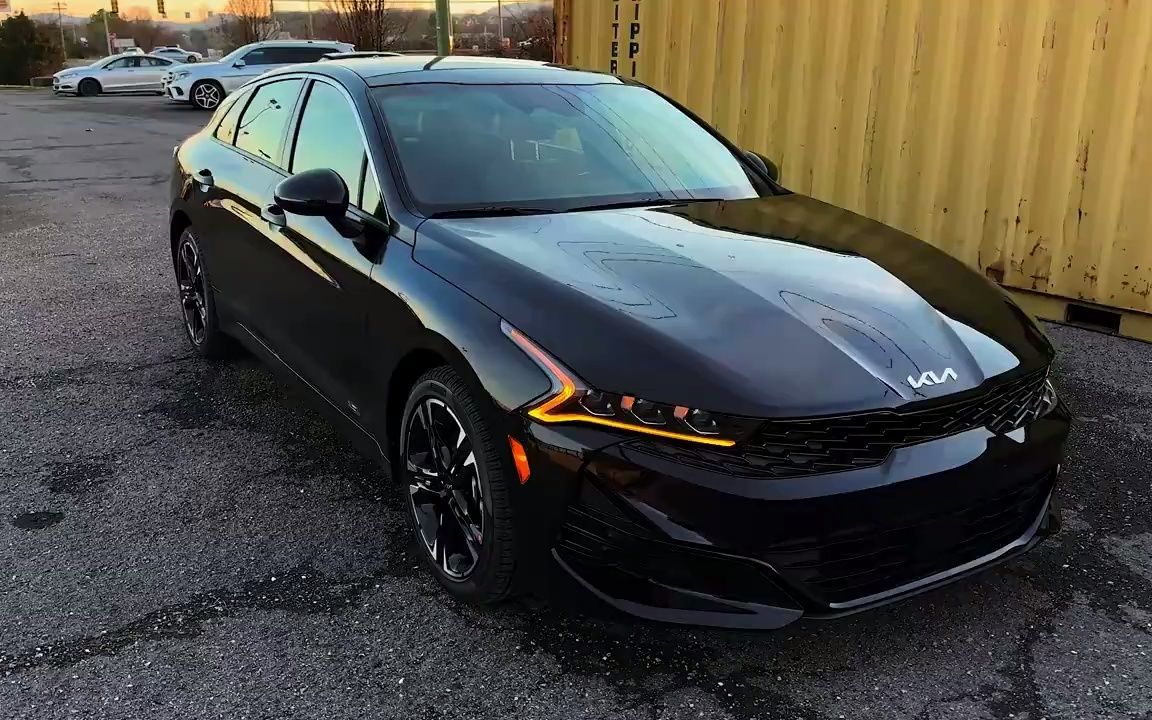 2023款起亚k5 gt黑武士版高清沉浸式~韩系在中国的存在感太低了~车看