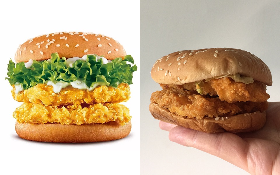 【照片与实物】仅9元的汉堡王【双层泡椒鸡排堡】体验报告【小达达】