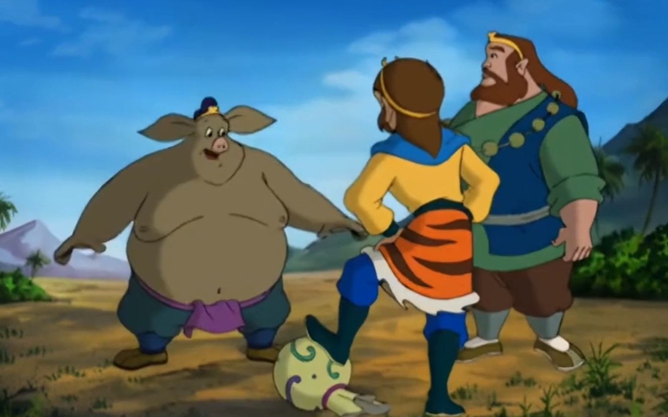 经典怀旧动画,【西游记】之天竺国招亲