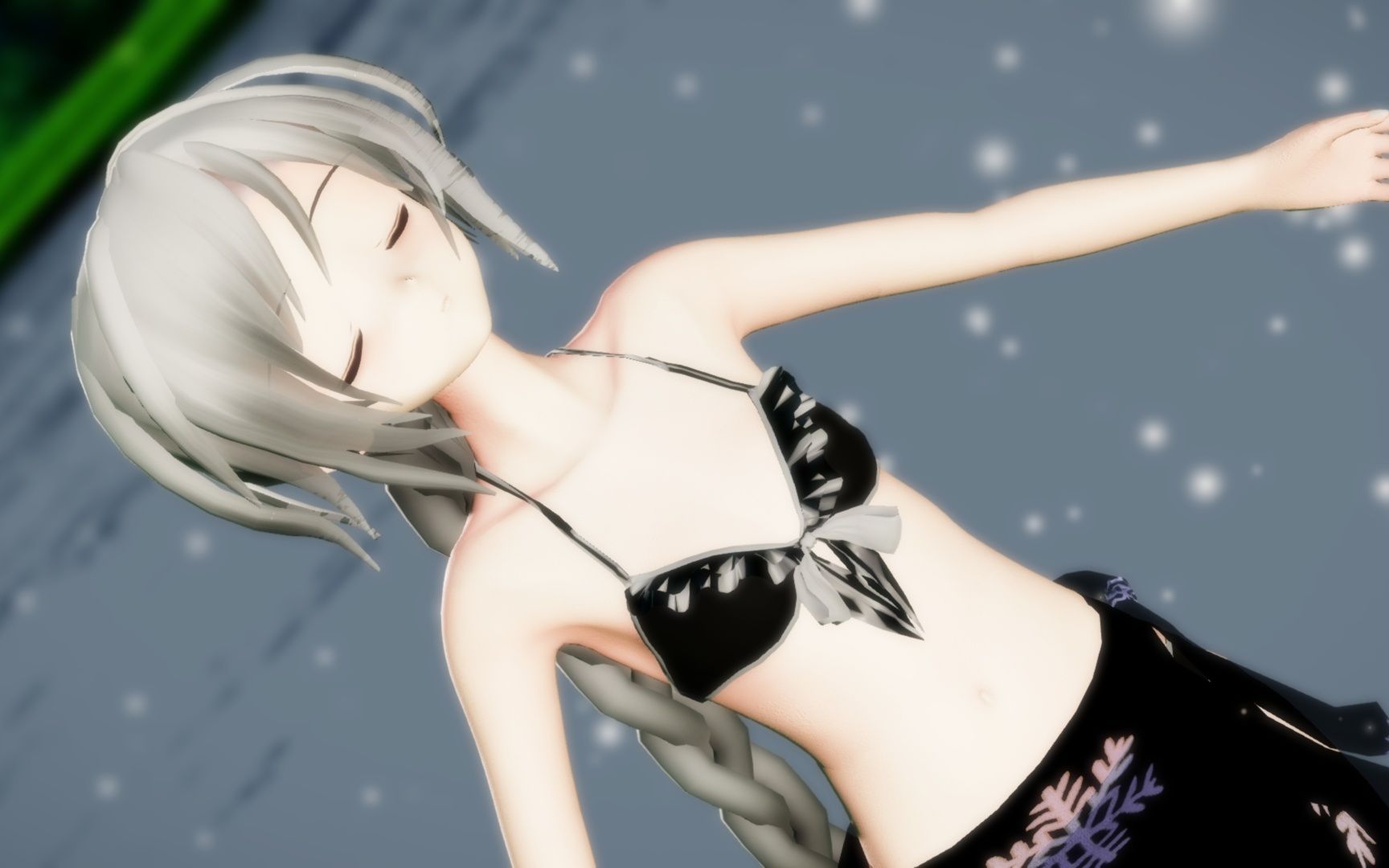 [图]【MMD】水着のYUFUに「月亮在海里游泳 海を泳ぐ月」を踊ってもらいました【らぶ式】