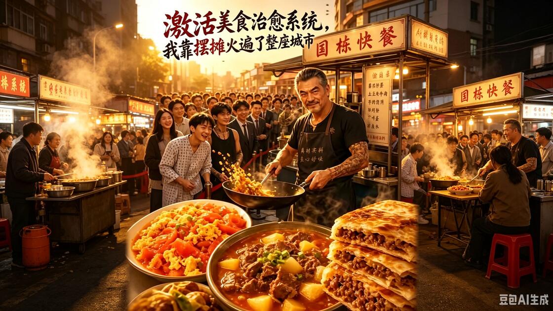 激活美食治愈系统我靠摆摊火遍了整座城市5
