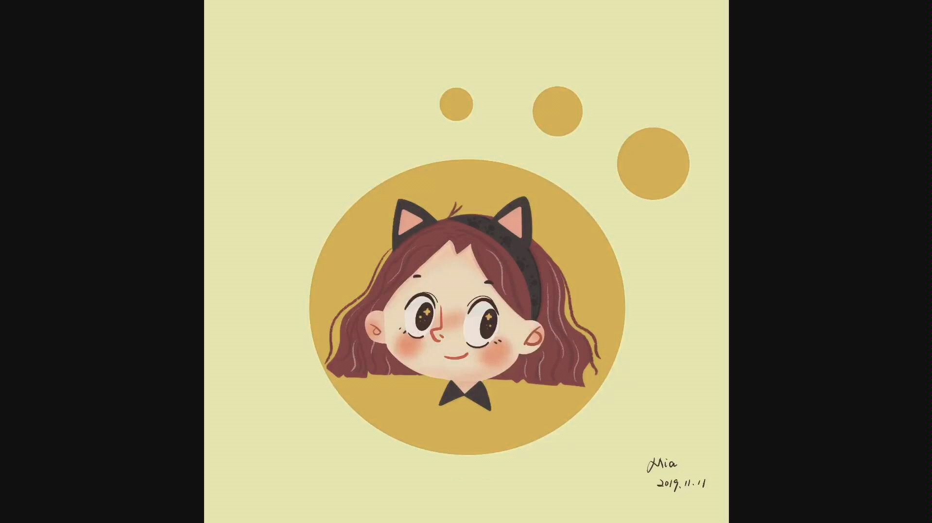 procreate绘画过程ipad卡通人物头像临摹