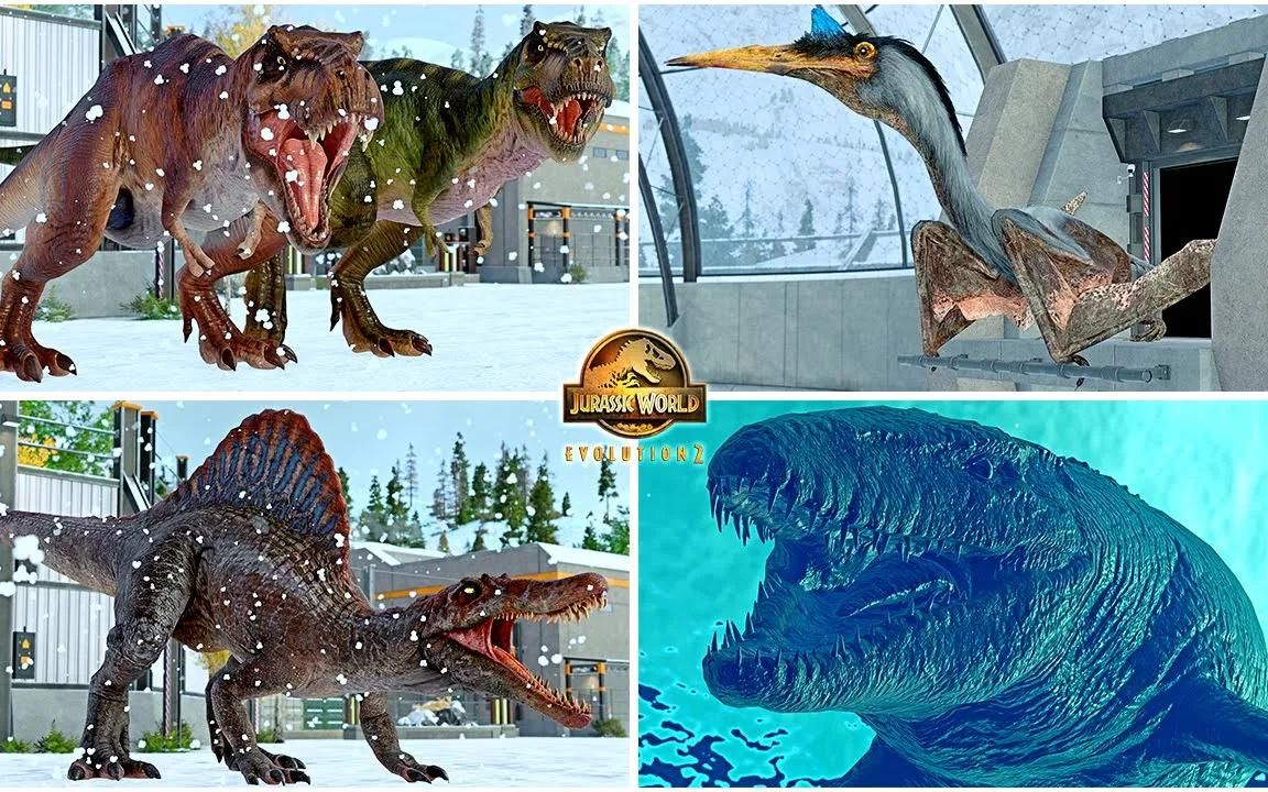 [图]暴风雪环境  110 种恐龙和物种发布动画 🦖 侏罗纪世界：进化 2 加拿大