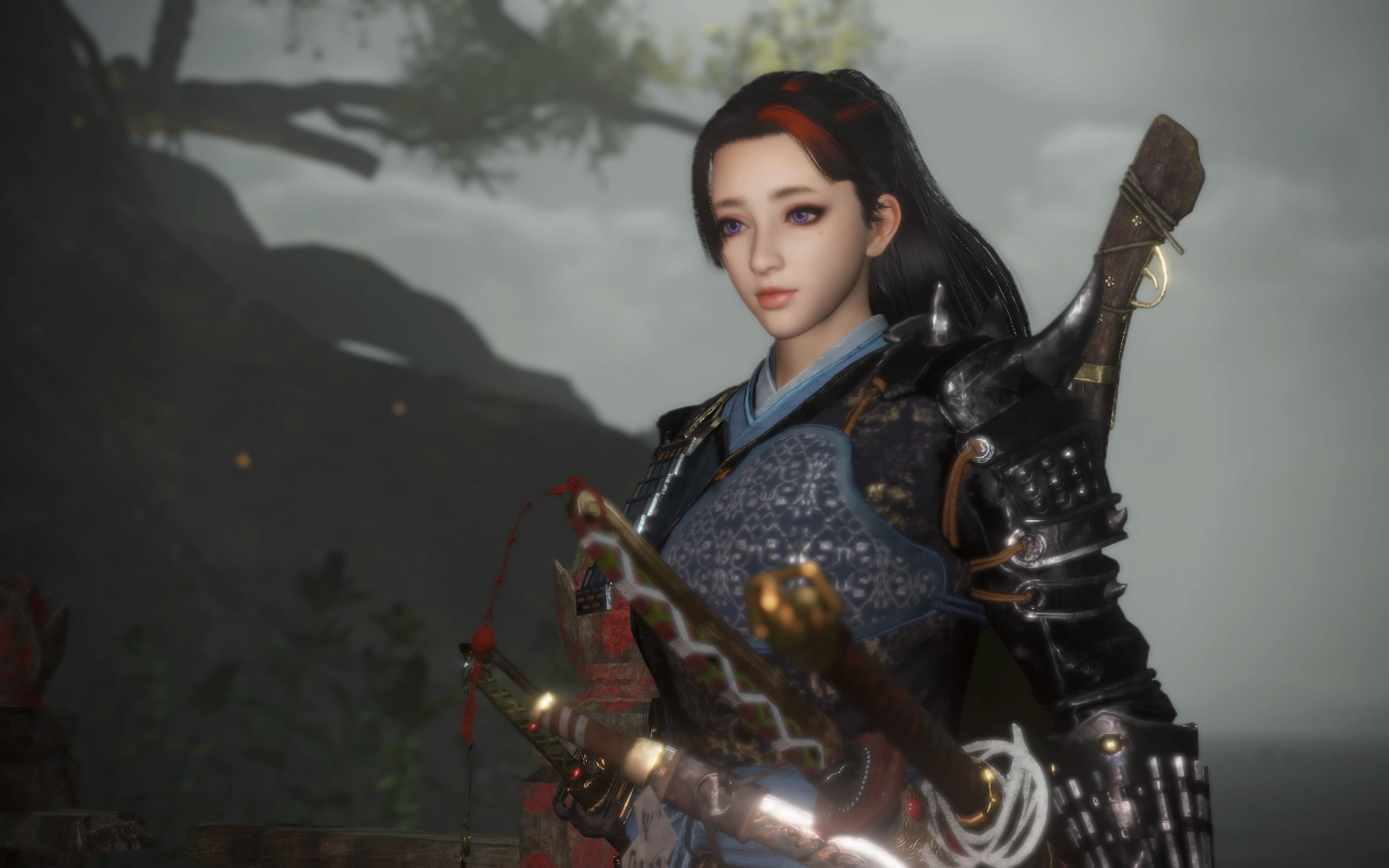 【游聊】仁王2——挑染知性少女捏脸数据